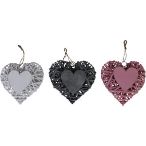 A19061446.JPG Willow heart w/wooden decoration M 19x19x5.5cm
