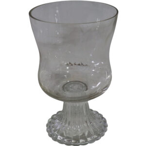 Glass hurricane dia 13x21cm