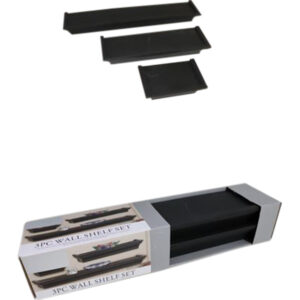 PP wall shelf s/3