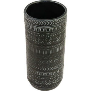 Ceramic flower pot L dia 13x28.5cm
