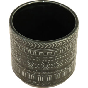 Ceramic flower pot L dia 16x15.5cm
