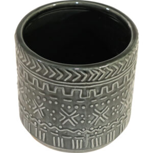Ceramic flower pot M dia 13.5x13.5cm