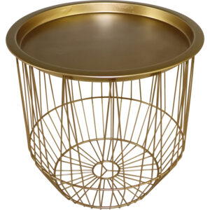 Metal table L dia 37.5x36cm