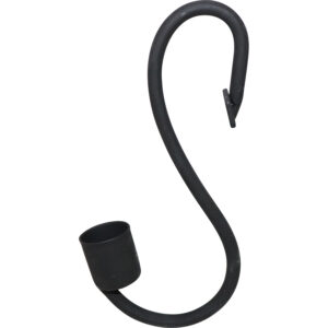 Metal taper candle holder 10x2.5x15cm