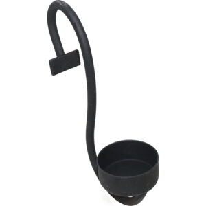 Metal tealight holder 10x4x15cm