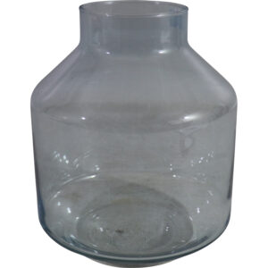Glass vase dia19x24cm