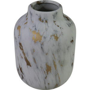 Ceramic vase dia11x16cm - Marble