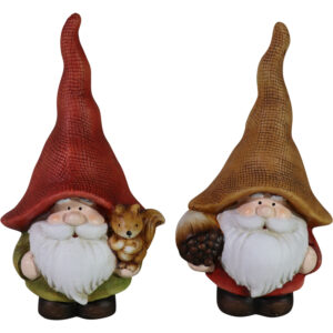 Terracotta gnome 14x10x25cm