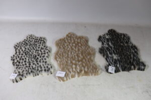Deco mat fake rabbit fur S 27.5x40cm