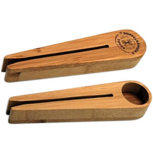 Bamboo spoon/clip 15.5x3.8x1.5cm