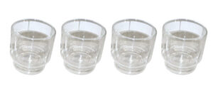Thermoxx glass stackable 7.2x7.2x7.9cm S/4, 150ml