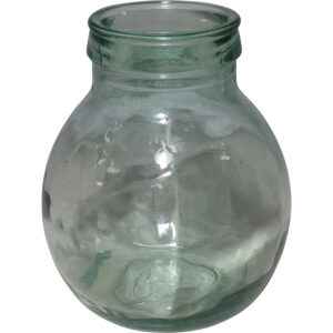 Glass vase dia 20x25cm