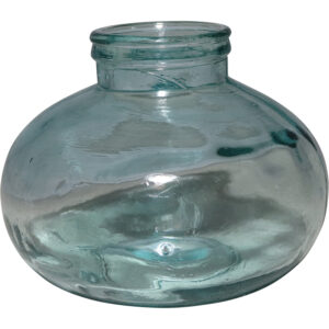 Glass vase dia 25x20cm