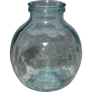 Glass vase dia 25x29cm