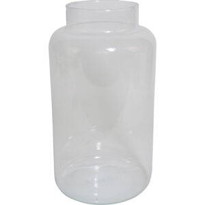 Glass vase d.19x35cm