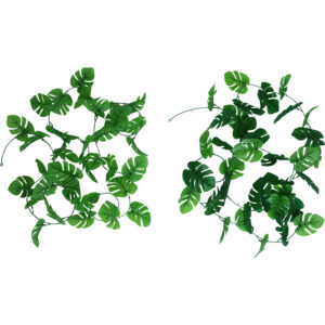 Monstera leaves garland 245cmL