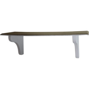 Mdf/bamboo wall shelf 45x14x14cm