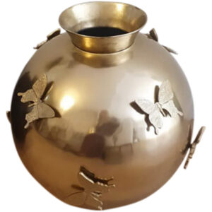 Metal vase 30cm