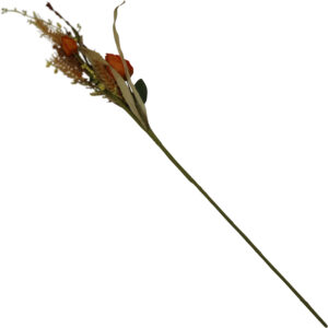 Artificial dried flower spray 70cmL
