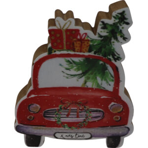 Mdf x-mas decoration 12x2x15cm