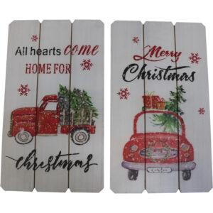 Mdf x-mas decoration 20x0.6x35cm