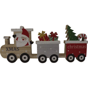 Mdf x-mas decoration 30x2x12.5cm