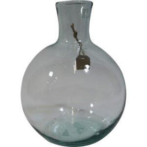 Glass vase d. 18x23cm