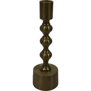 Metal taper candle holder d.6.3x20.3cm