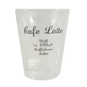 Thermoxx cafe latte glass dia 9.7x12.3cm