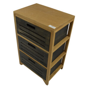 Wooden cabinet w/ 3 drawers