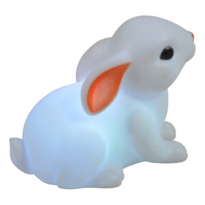 Plastic Led bunny 11.2x7x8.5cm