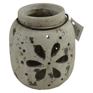 Cement lantern w/handle S