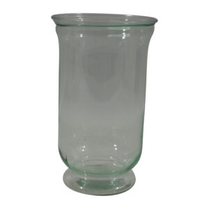 Glass hurricane d. 17.8x30cm