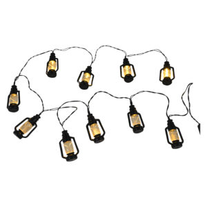 Garland with led lanterns