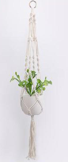 Ceramic flower pot hanging 12x10.5cm