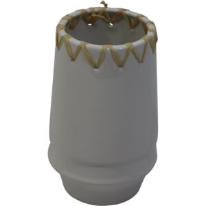 Ceramic flower pot d.12.5x18.5cm
