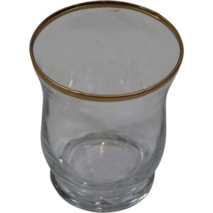 Glass hurricane d.9x11cm