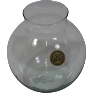Glass vase d. 20x21cm