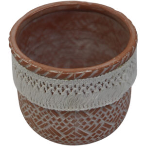 Terracotta flower pot d.12.5x10.5cm