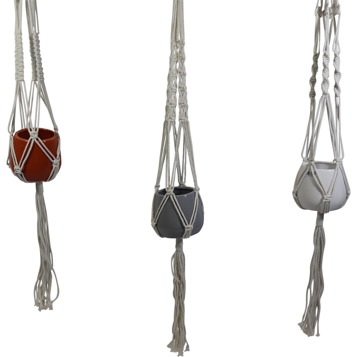 A22050855.JPG Ceramic flower pot w/cotton rope hanger 103cmL