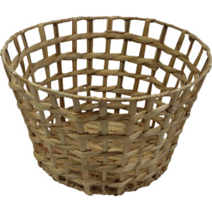 Water hyacinth basket d.40x25cm