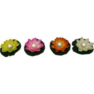 Foam floating Led lotus d.13x3.5cm