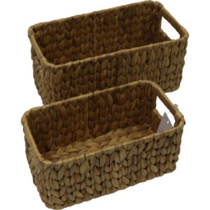 Water hyacinth basket S/2