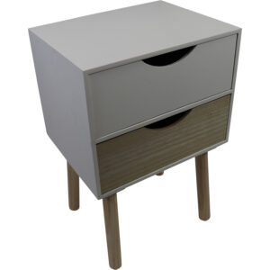 Mdf cabinet w/ 2 drawers 33x26.5x50cm