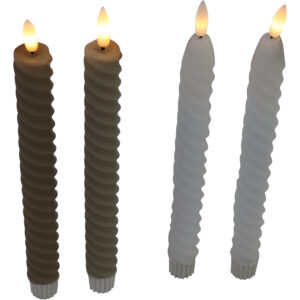 A22102026.JPG Paraffin Led taper candle S/2
