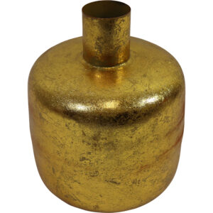 Metal vase d.23x27cm