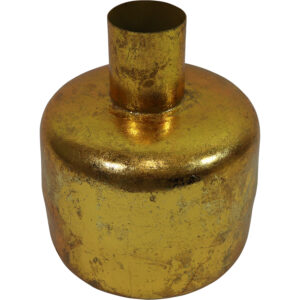 Metal vase d.20x24cm
