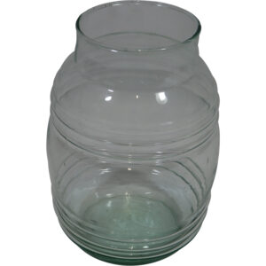 Glass vase d.17x23.5cm