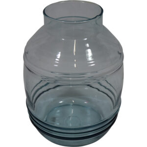 Glass vase d.20x26cm