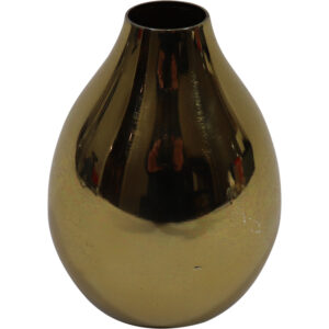 Metal vase d.7x10cm